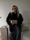 Altın Sarısı Clutch Zincirli Nicole Çanta