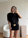 Altın Sarısı Mini İstiridye Sert PlakaÇanta