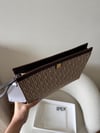 Camel Desenli Clutch Marka Model Çanta
