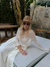 Camel Hasır Kovboy Şapka
