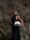 Gümüş Clutch Chloe Çanta