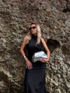 Gümüş Clutch Chloe Çanta