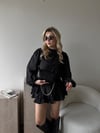 Siyah Clutch Zincirli Nicole Çanta