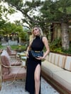 Siyah Gold Detaylı Hazel Çanta