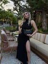 Siyah Gold Detaylı Hazel Çanta