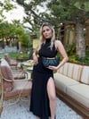 Siyah Gold Detaylı Hazel Çanta
