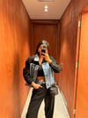 Siyah Kapitone Çapraz Askılı Rosy Çanta