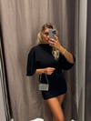 Siyah Taşlı Mini Çapraz Askılı Tia Çanta