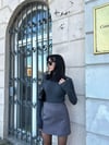 BALIKÇI YAKA FİTİLLİ BLUZ