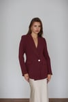 BORDO KADİFE CEKET