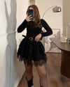 FIRFIRLI DANTELLİ MİNİ ETEK