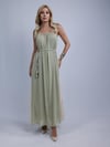 GARNİLLİ COTTON ELBİSE