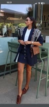 KAPAK CEPLİ DÜĞMELİ DENIM ETEK