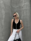 ÖRME YAZLIK SIYAH CROP
