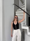 ÖRME YAZLIK SIYAH CROP