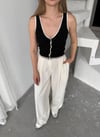 ÖRME YAZLIK SIYAH CROP
