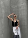 ÖRME YAZLIK SIYAH CROP