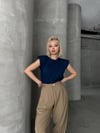 VATKALI BLUZ LACİVERT