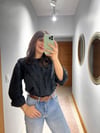 VİNTAGE SAL YAKA GÖMLEK