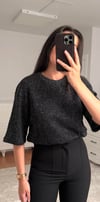 ZARA SİMLİ TRİKO BLUZ ORJİNAL