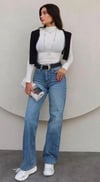 ZARA STRAİGHT DENİM PANTOLON