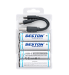 Beston AA 1.5V 2200mWh Type-C Şarjlı Li-ion 4lü Kalem PilBeston AA 1.5V 2200mWh Type-C Şarjlı Li-ion 4lü Kalem PilŞarjlı Piller