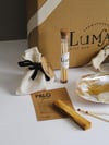 Enerji Temizleme Ritüel Set - (Palo Santo Tütsü, İncili Deniz kabulu Macabe Tütsülük, Sedir Ağacı Soya Mum)