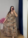 ipek kumaş kaftan elbise-1008