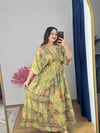 ipek kumaş kaftan elbise-1010
