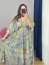 ipek kumaş kaftan elbise-1011