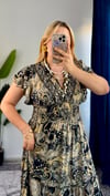 ipek kumaş Prenses madonna elbise-1076