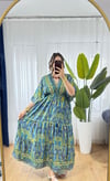 İpek Nakışlı Kaftan Elbise -30