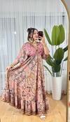 İpek Nakışlı Kaftan Elbise -31