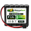 4.8V 2200mAh Oyuncak Pili Siyah Soket Şarjlı Batarya | RC Araba ve Oyuncak Aküsü