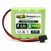 4.8V 1100mAh Oyuncak Araba Pili Siyah Soketli Şarjlı Batarya
