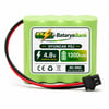 4.8V 1300mAh Oyuncak Araba Pili Bataryası Siyah Soket | Uzun Ömürlü Şarjlı Pil