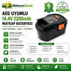 BataryaBank AEG 14.4V 2200mAh Ni-Cd Muadil Matkap Bataryası