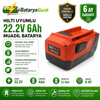 BataryaBank Hilti B22 Uyumlu 22.2V 6Ah Li-ion Muadil Matkap Bataryası