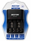 Beston BST-C802 9V / AA / AAA Pil Şarj Aleti | Ni-MH ve Ni-CD Uyumlu