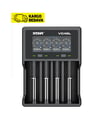 XTAR VC4SL LCD Ekranlı Pil Şarj Aleti 4'lü 18650 21700 Li-ion Ni-MH Akıllı Hızlı Şarj