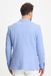 Abrines Erkek Mavi Pamuklu Likralı Esneyen Kumaşlı Slim Fit Spor Blazer Ceket