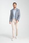 Allegri Erkek Stone Desenli Slim Fit Mono Yaka Spor Blazer Ceket