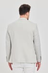 Antony Erkek Açık Gri Polyester Kumaşlı Slim Fit İlkbahar-Yaz Spor Blazer Ceket