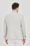 Antony Erkek Açık Gri Polyester Kumaşlı Slim Fit İlkbahar-Yaz Spor Blazer Ceket