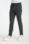 Antrasit Erkek Beli Lastikli Ve Ipli Jogger Chino Pantolon