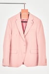 Arunte Erkek Skin Pudra Mono Yaka Slim Fit Blazer (Büyük Beden - Battal)