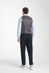 Basic Kruvaze V Yaka Slim Fit Yelek