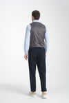 Basic Kruvaze V Yaka Slim Fit Yelek