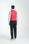 Basic Kruvaze V Yaka Slim Fit Yelek
