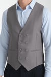 Basic Kruvaze V Yaka Slim Fit Yelek
